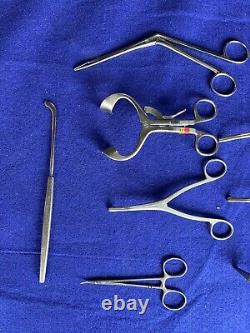 Set of 10 JARIT Ear Nose and Throat Professional Medical Instruments