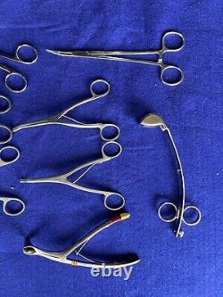 Set of 10 JARIT Ear Nose and Throat Professional Medical Instruments