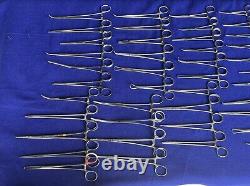 Set of 100 Professional Surgical Medical Instruments With Tray EXC. Condition