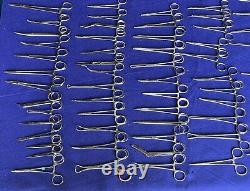 Set of 100 Professional Surgical Medical Instruments With Tray EXC Condition