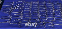 Set of 100 Professional Surgical Medical Instruments With Tray EXC. Condition