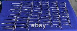 Set of 100 Professional Surgical Medical Instruments With Tray EXC. Condition