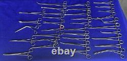 Set of 100 Professional Surgical Medical Instruments With Tray EXC. Condition