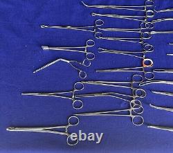 Set of 100 Professional Surgical Medical Instruments With Tray EXC. Condition