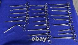 Set of 100 Professional Surgical Medical Instruments With Tray EXC. Condition