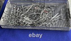 Set of 100 Professional Surgical Medical Instruments With Tray EXC Condition