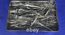 Set of 125 Professional Surgical Medical Instruments With Tray EXC. Condition