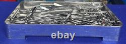 Set of 125 Professional Surgical Medical Instruments With Tray EXC. Condition