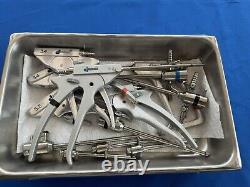 Set of 14 Dyonics Cannula, Punch Handles, Forceps, etc