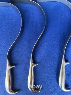 Set of 3 PILLING Lemon Retractor Stainless Steel Surgical Instruments