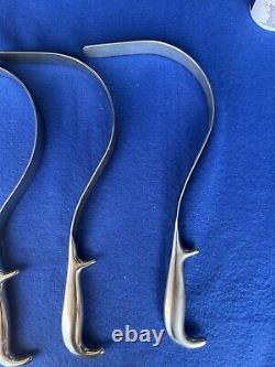 Set of 3 PILLING Lemon Retractor Stainless Steel Surgical Instruments