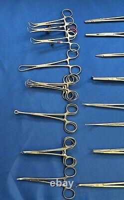 Set of 34 Cardiovascular Instruments PILLING