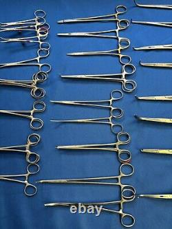 Set of 34 Cardiovascular Instruments PILLING