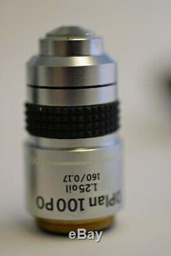 Set of 5 Olympus DPlan PO Microscope Objectives for BH2