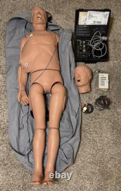 Simulaids STAT ALS Medical Training Manikin ECG Simulator REDI PACE + Extras