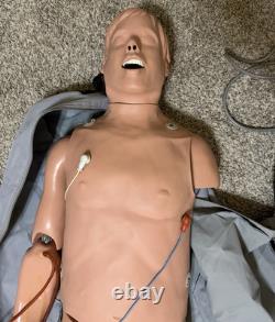 Simulaids STAT ALS Medical Training Manikin ECG Simulator REDI PACE + Extras