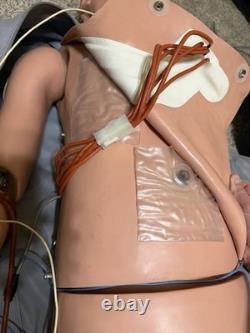 Simulaids STAT ALS Medical Training Manikin ECG Simulator REDI PACE + Extras