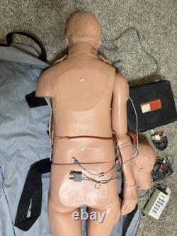 Simulaids STAT ALS Medical Training Manikin ECG Simulator REDI PACE + Extras