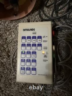 Simulaids STAT ALS Medical Training Manikin ECG Simulator REDI PACE + Extras