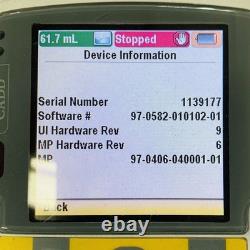 Smiths Medical CADD Solis 2110 Infusion Pump Mfg 2018-03-01 withMounting Bracket