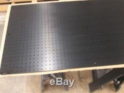 Solid Aluminum Optical Breadboard 24 x 48 x 1/2 bench plate. 1/4-20 tapped