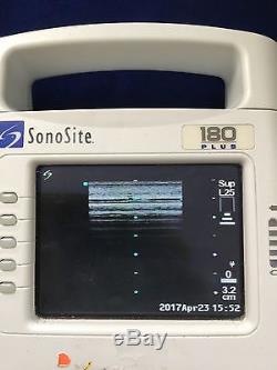 Sonosite 180 PLUS ultrasound with L25/10-5 mHz transducer