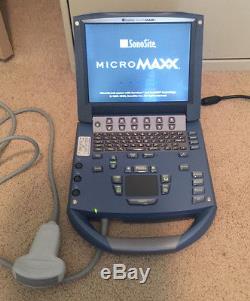 Sonosite Micromaxx portable ultrasound (NO RESERVE, must sell)
