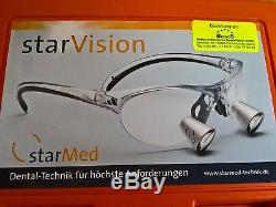 StarMed starVision Lupenbrille 2.5 SV-ST Titan TI22 Dental Arzt Uhrmacher Lupe