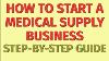 Starting A Medical Supply Business Guide How To Start A Medical Supply Business Medical Ideas