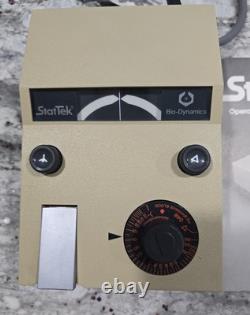 StatTek Bio-Dynamics BMC Glucose Analyzer Vintage 1981 Collectors Medical
