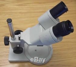Stereo microscope with stand eschenbach x2 x20 dissecting SMD electronics
