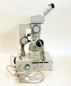 Stereomikroskop Technival 2 Carl Zeiss Jena m. Seltenem Durchlicht-Tisch (S012)