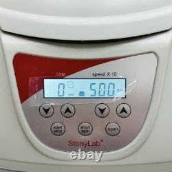 StonyLab Spinplus-6 Digital LCD 5000 RPM 6x15mL Desktop Laboratory Centrifuge