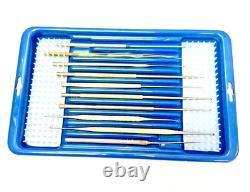 Storz ENT Ear Pick Set, ENT Instrument Set Otology Curette Set with Case