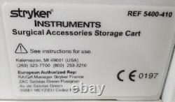 Stryker 5400-410 Surgical Accessories Storage Cart