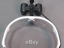 SurgiTel Oakley Radar Glasses Dental Loupes LED Light Headset with Case & Extras