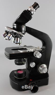 Swiss Wild Heerbrugg M20 Bright Field Biological Binocular Microscope 6-Lenses