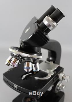 Swiss Wild Heerbrugg M20 Bright Field Biological Binocular Microscope 6-Lenses