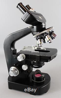 Swiss Wild Heerbrugg M20 Phase Contrast Biological Binocular Microscope 6-Lenses