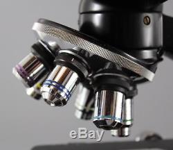 Swiss Wild Heerbrugg M20 Phase Contrast Biological Binocular Microscope 6-Lenses