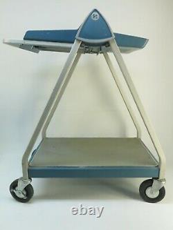 Tektronix 200-1 Model A Medical Instrument / Testing Equipment Cart /w Tray