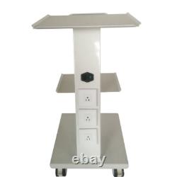 Three-Layer Mobile Dental Trolley Cart Built-in Socket Medical Trolley Equipment