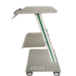 Three-Layer Mobile Dental Trolley Cart Built-in Socket Medical Trolley Equipment
