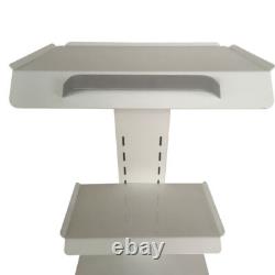 Three-Layer Mobile Dental Trolley Cart Built-in Socket Medical Trolley Equipment