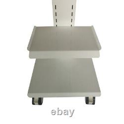 Three Layers Lab Dental Mobile Trolley Medical Cart Salon Equipment & Foot Brake