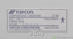 Topcon CT-80 Non-Contact Computerized Tonometer