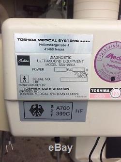 Toshiba Sonographie Ultraschallgerät Typ CAPASEE