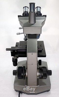 Trino Labor Arzt Mikroskop Olympus CH binokular + Fotostutzen 40-400x (1000x)