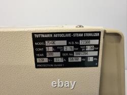 Tuttnauer 2540E Steam Sterilizer Autoclave CALIBRATED With Original Box