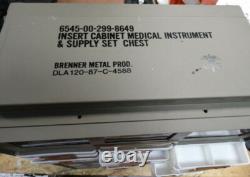 US Military Medical Instrument & Supply Set Chest Insert NSN6545-00-299-8649